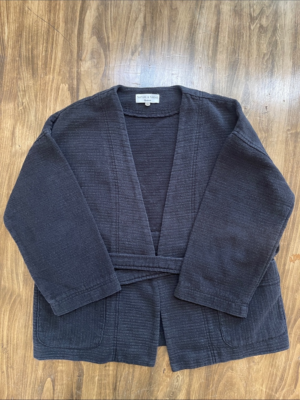 Madewell Open Front Belted Cardigan